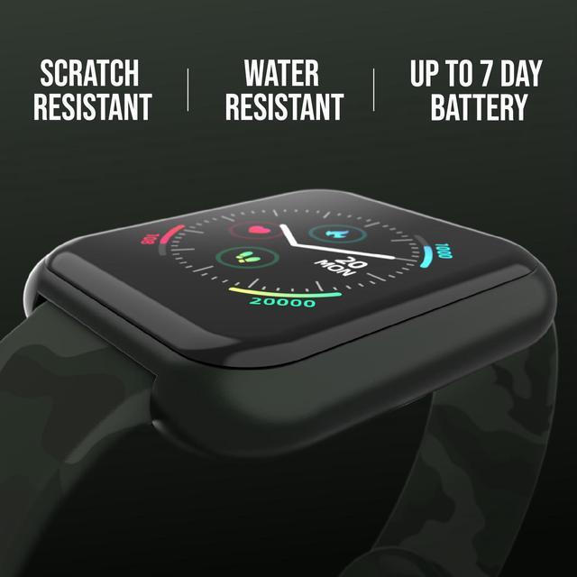 Alt view image 5 of 7 - iTouch Air 3 Smartwatch Fitness Tracker, Heart Rate, Step Counter, Sleep Monitor, Message, IP68 Swimming Waterproof for Women and Men, Touch Screen, Compatible with iPhone and Android (44mm)