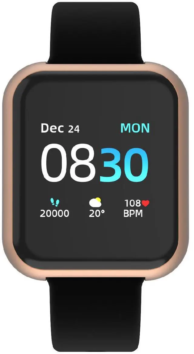 Alt view image 2 of 7 - iTouch Air 3 Smartwatch Fitness Tracker, Heart Rate, Step Counter, Sleep Monitor, Message, IP68 Swimming Waterproof for Women and Men, Touch Screen, Compatible with iPhone and Android (40mm)