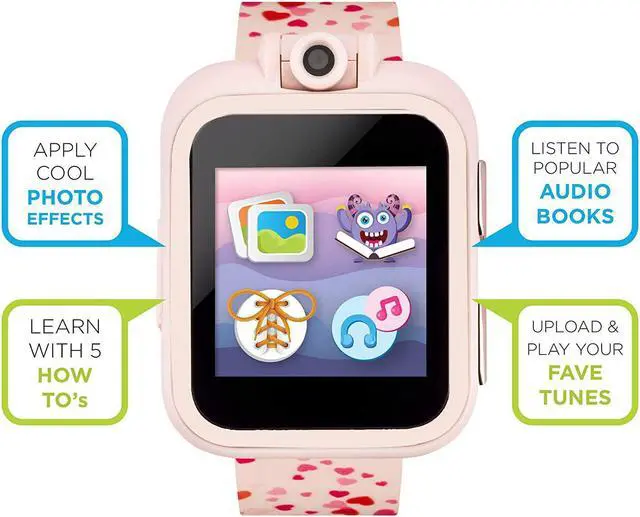 Alt view image 2 of 7 - Kids Smart Watch PlayZoom 2 - Video Camera Selfies STEM Learning Educational Fun Games, MP3 Music Player Audio Books Touch Screen Sports Digital Watch Gift for Kids Toddlers Boys Girls Fun Prints
