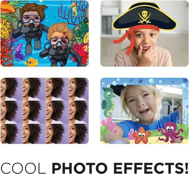 Alt view image 5 of 7 - PlayZoom Snapcam DUO- Kids Digital Camera, Video, 4x Zoom, Photo Editor, Dual Selfie Camera, Durable Shockproof Design, STEM Educational Fun Games, Birthday Gift for Girls Boys Toddlers Kids Ages 4-12