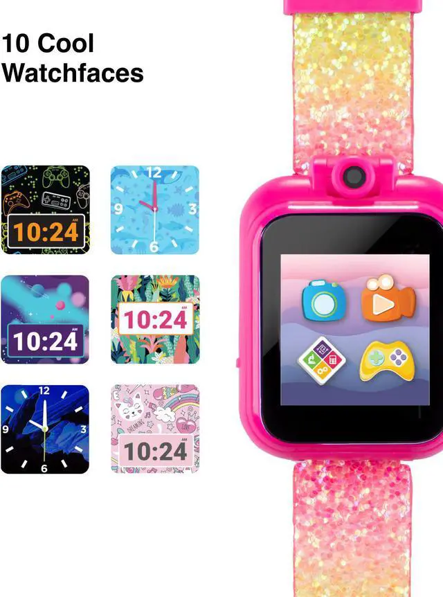 Alt view image 4 of 7 - Kids Smart Watch PlayZoom 2 - Video Camera Selfies STEM Learning Educational Fun Games, MP3 Music Player Audio Books Touch Screen Sports Digital Watch Gift for Kids Toddlers Boys Girls Fun Prints