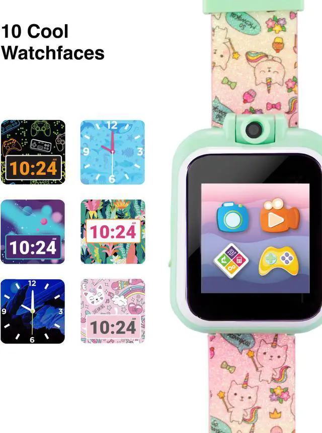 Alt view image 4 of 7 - Kids Smart Watch PlayZoom 2 - Video Camera Selfies STEM Learning Educational Fun Games, MP3 Music Player Audio Books Touch Screen Sports Digital Watch Gift for Kids Toddlers Boys Girls Fun Prints