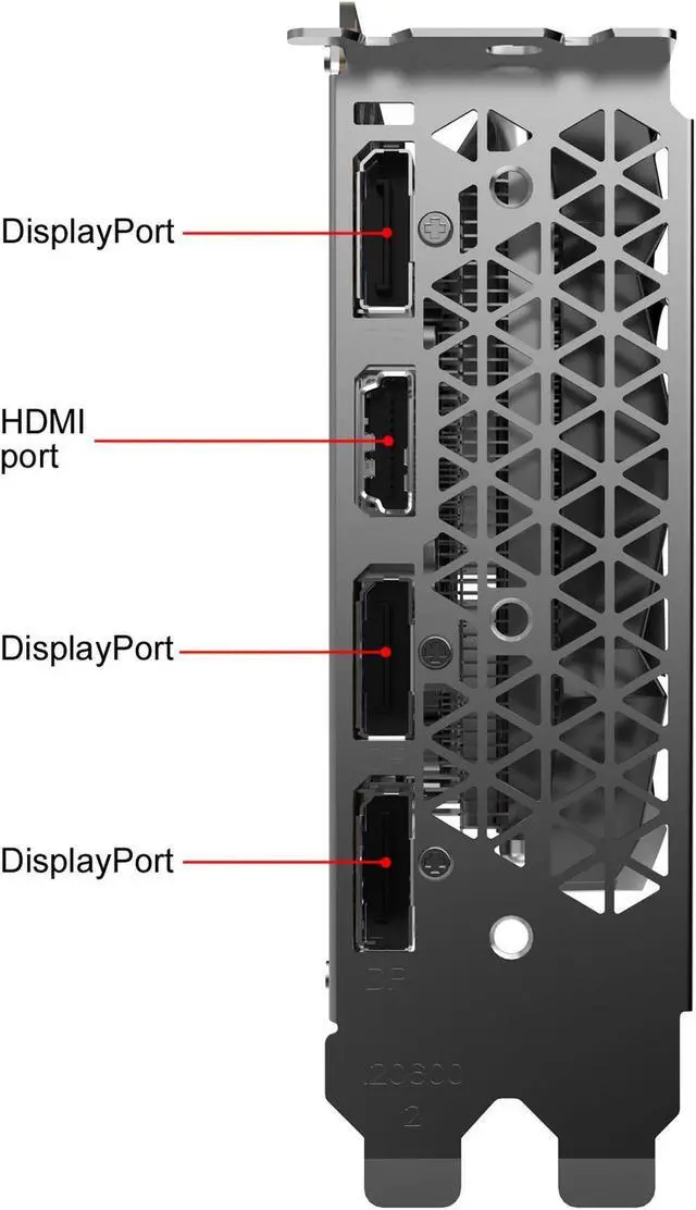 Alt view image 5 of 5 - ZOTAC GAMING GeForce GTX 1660 Ti 6GB GDDR6 192-bit Gaming Graphics Card, Super Compact, ZT-T16610F-10L