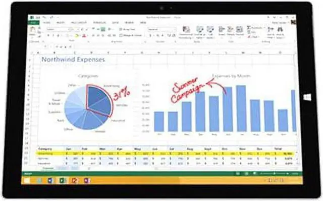 Alt view image 2 of 4 - Restored Microsoft Surface Pro 3rd Gen. 12" - Intel Core i5-4300U - 8GB RAM 256GB Storage  - Windows 10