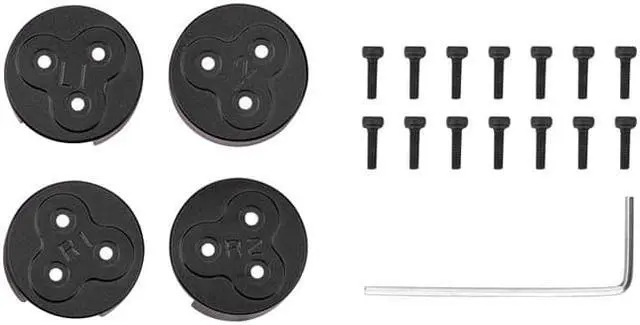 Alt view image 7 of 7 - Motor Cap Engine Protector for DJI Avata Motor Cover Aluminum Alloy Motor Dust-proof Protective Cover Accessory for DJI Avata Black
