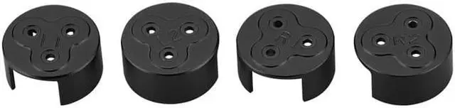 Alt view image 2 of 7 - Motor Cap Engine Protector for DJI Avata Motor Cover Aluminum Alloy Motor Dust-proof Protective Cover Accessory for DJI Avata Black