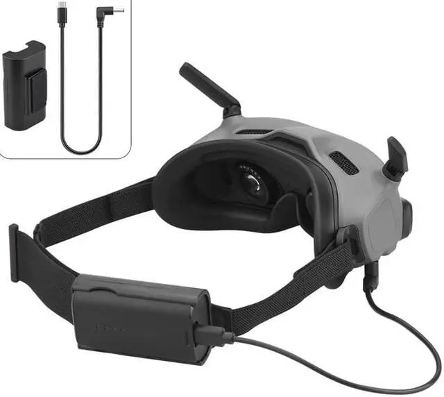 Main image of DJI Avata Pro-View Combo Goggles 2 Accessories Battery Clip Holder and Power Charging Cabble