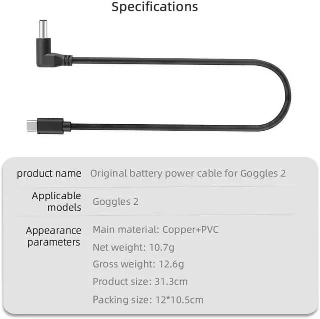 Alt view image 3 of 7 - DJI Avata Pro-View Combo Goggles 2 Accessories Battery Clip Holder and Power Charging Cabble