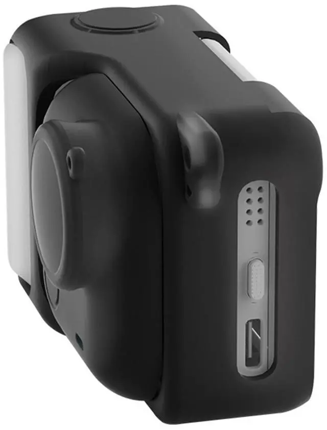 Alt view image 2 of 7 - Wtohoby Silicone Case for Insta360 Go Ultra Scratch-proof Sleeve Lens Cover Cap Protector Lanyard Action Camera Protective Accessories Kit