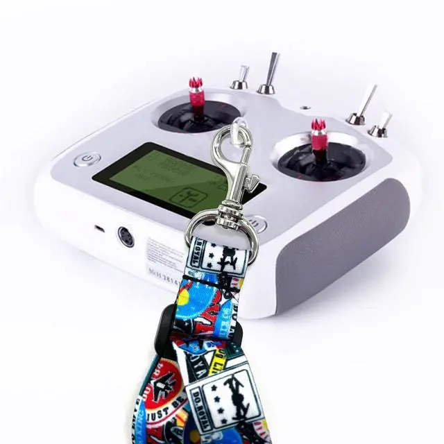 Alt view image 3 of 7 - Wtohoby RC Transmitter Lanyard Strap Neck for Radio link RC8X/AT10II/AT9S/AT9S Pro/RC6GS V3/RC4GS V3/T8FB/X4/X6/T12D/T16D, Compatible with FLYSKY FS-I6/FS-I6S/FS-i6X Remote Controller Transmitters