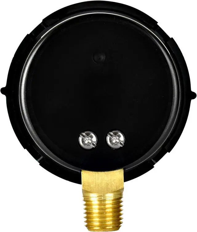Alt view image 4 of 4 - CARBO Instruments Water Pressure Gauge for Swimming Pool Filter, Spa, Aquarium, Well, Air, Oil, Gas  60psi Plumbing Clean Filter Indicator with Dual Display & 1/4" NPT Brass Lower Connection