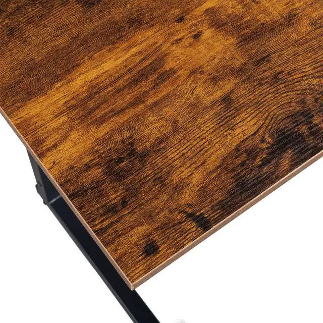 Alt view image 6 of 7 - QXDRAGON 24" Side Table Height Adjustable Computer Standing Desk with Baffle & Lockable Casters, Portable Movable Workstation Bedside Sofa Desk for Office, Living Room, Bedroom, Retro