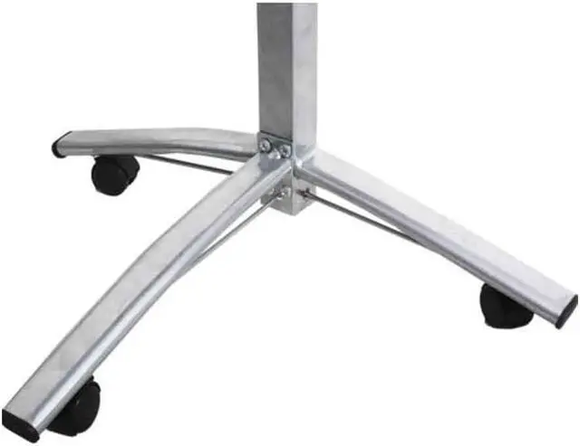 Alt view image 7 of 7 - QXDRAGON Overbed Bedside Desk Mobile Rolling Laptop Stand Tilting Table with Wheels Height Adjustable Tray Table for Laptop Bed Sofa Side Table(Black, 3-Wheel)