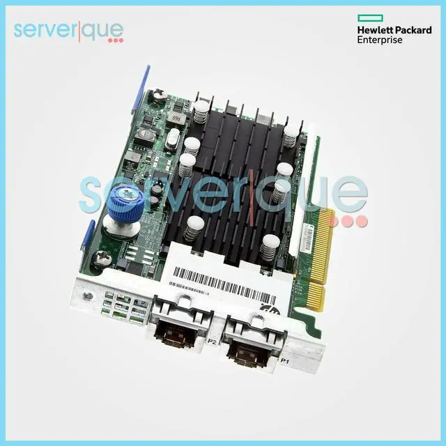 Alt view image 2 of 3 - HP FlexFabric 10Gb Dual Port 533FLR-T Adapter 701534-001 700757-001