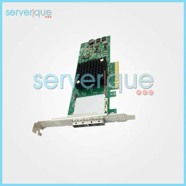 Alt view image 2 of 3 - SAS9200-8E LSI 6Gbps PCIe 2.0 X8 SAS+SATA SFF8088 8-Ports Host Bus Adapter