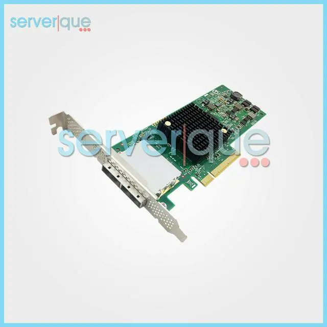 Alt view image 3 of 3 - SAS9200-8E LSI 6Gbps PCIe 2.0 X8 SAS+SATA SFF8088 8-Ports Host Bus Adapter