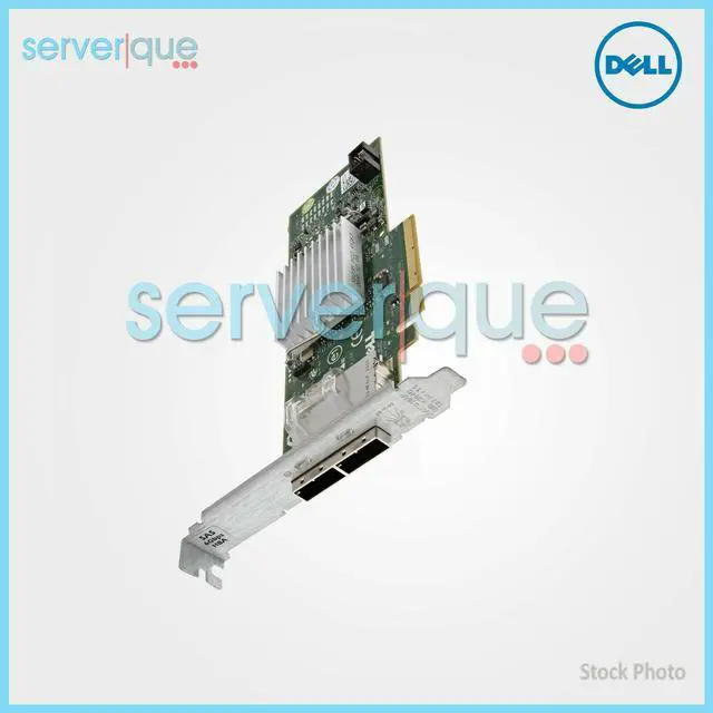 Alt view image 7 of 7 - DELL 12Dnw  6Gb Dual Port (External) Pcie Sas Nonraid Host Bus Adapter With Standard Bracket Card Only