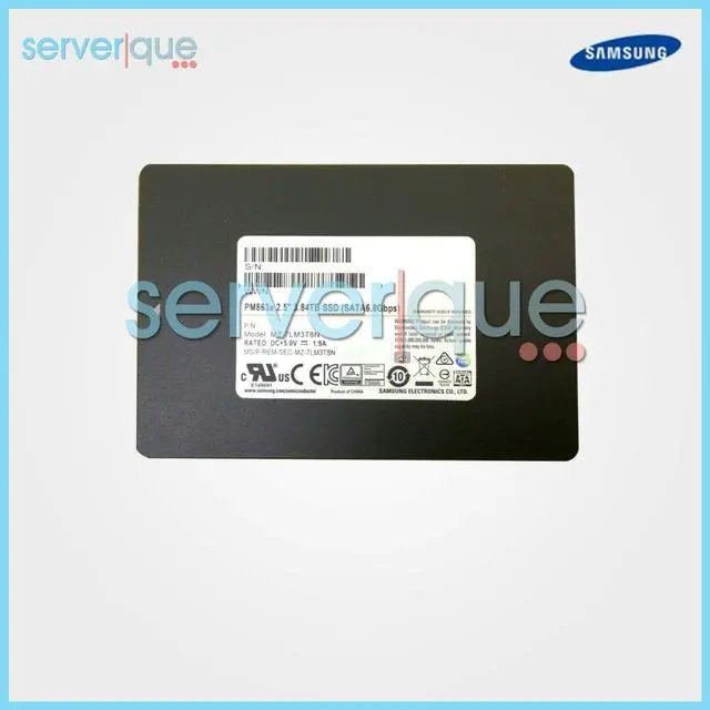 Alt view image 3 of 6 - Samsung Enterprise PM863a SATA 3.84TB SSD Business MZ-7LM3T8N 2.5" Hard Drive