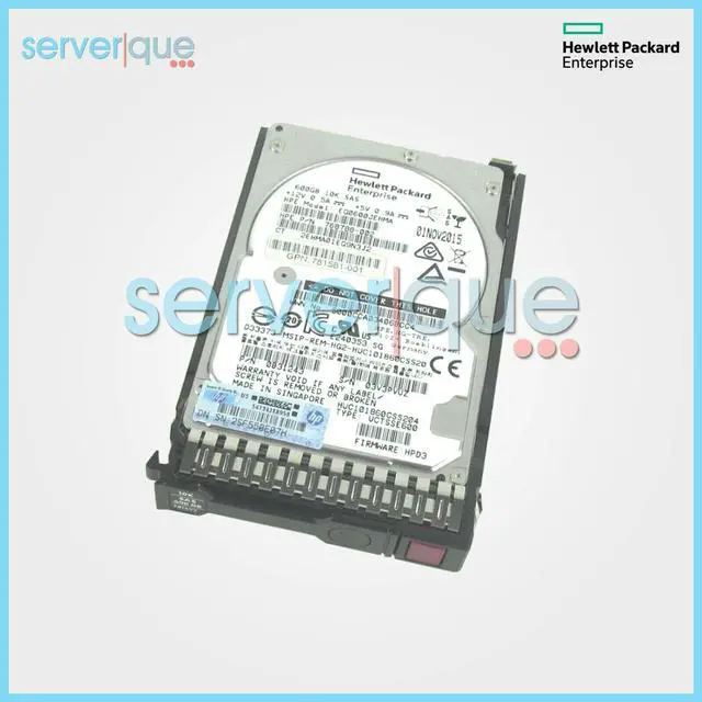 Alt view image 9 of 10 - HP 781516-B21 600Gb 10000Rpm Sas 12Gbps Sff 2.5Inch Sc Enterprise Hard Drive With Tray