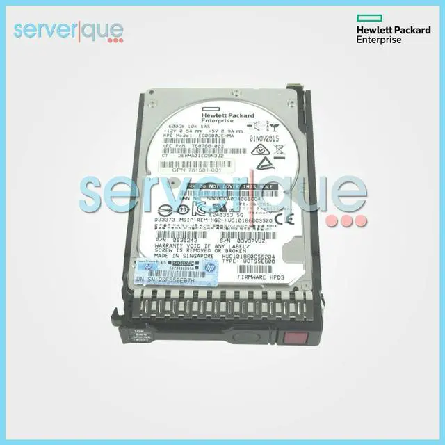 Alt view image 7 of 10 - HP 781516-B21 600Gb 10000Rpm Sas 12Gbps Sff 2.5Inch Sc Enterprise Hard Drive With Tray