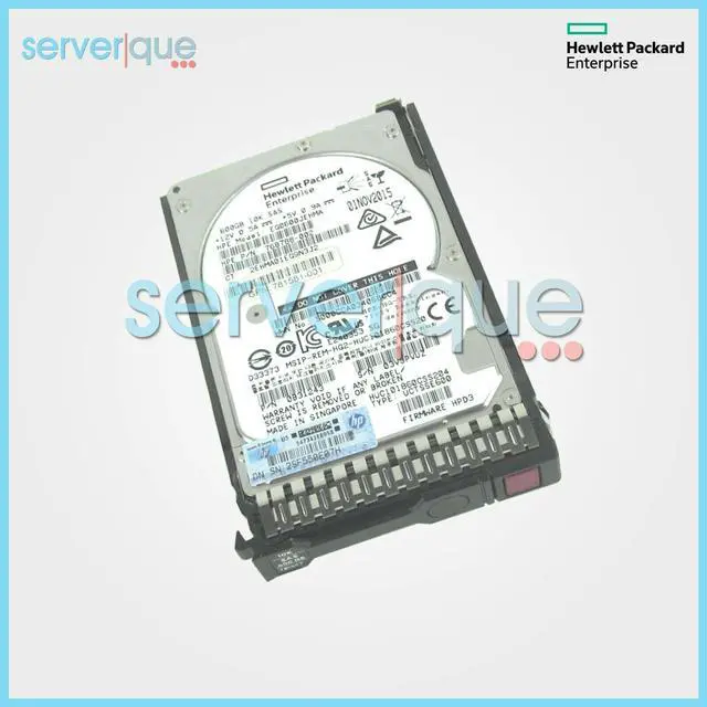 Alt view image 8 of 10 - HP 781516-B21 600Gb 10000Rpm Sas 12Gbps Sff 2.5Inch Sc Enterprise Hard Drive With Tray