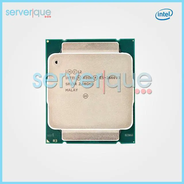 Alt view image 8 of 10 - INTEL Sr1Xr  Xeon E52660V3 Decacore (10 Core) 2.60Ghz 25Mb L3 Cache 9.6Gt S Qpi Socketfclga20113 105W 22Nm Processor Only-Sr1Xr