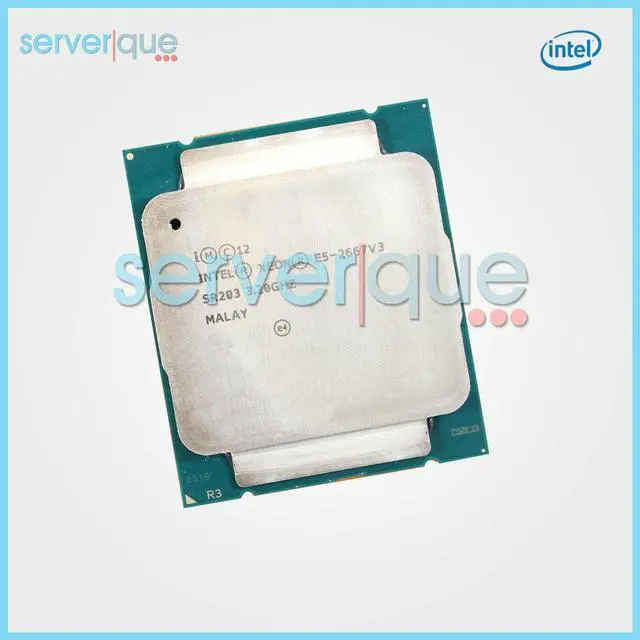 Alt view image 9 of 11 - INTEL Sr203  Xeon 8Core E52667V3 3.2Ghz 20Mb Smart Cache 9.6Gt S Qpi Socket Fclga20113 22Nm  135W Processor Only-Sr203