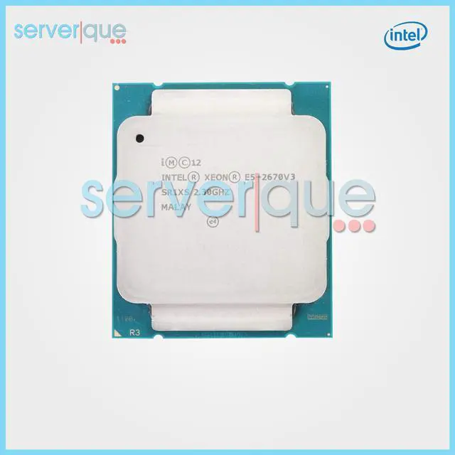 Alt view image 4 of 7 - INTEL Sr1Xs  Xeon 12Core E52670V3 2.3Ghz 30Mb L3 Cache 9.6Gt S Qpi Speed Socket Fclga20113 22Nm 120W Processor Only-Sr1Xs