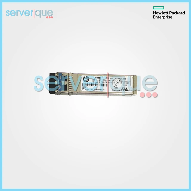 Alt view image 3 of 5 - HP JD094B X130 10G SFP+ LC LR Transceiver 10 Gbps Gigabit Ethernet 1 x LC 10GBase-LR Network