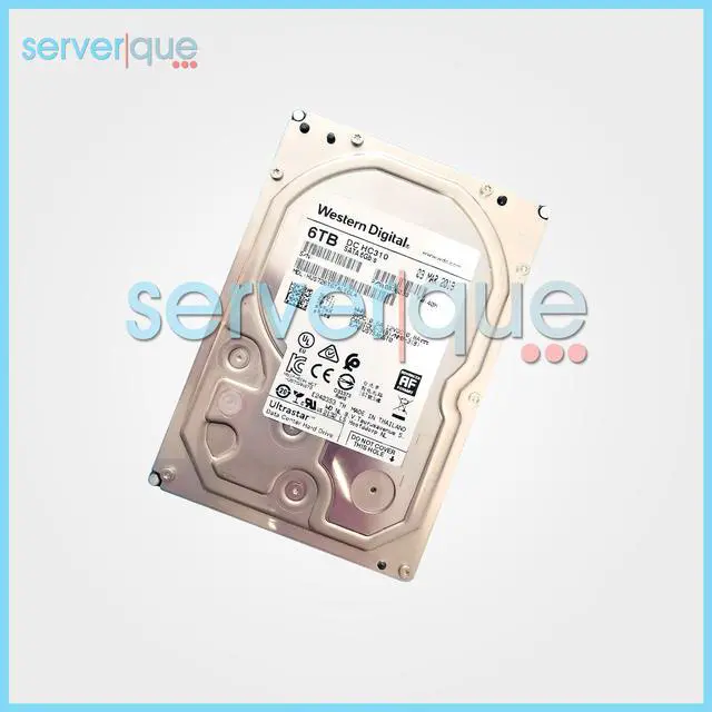 Alt view image 3 of 4 - HUS726T6TALE6L4 Western Digital 6TB 7.2K SATA 6Gbps 256MB 3.5" Hard Drive