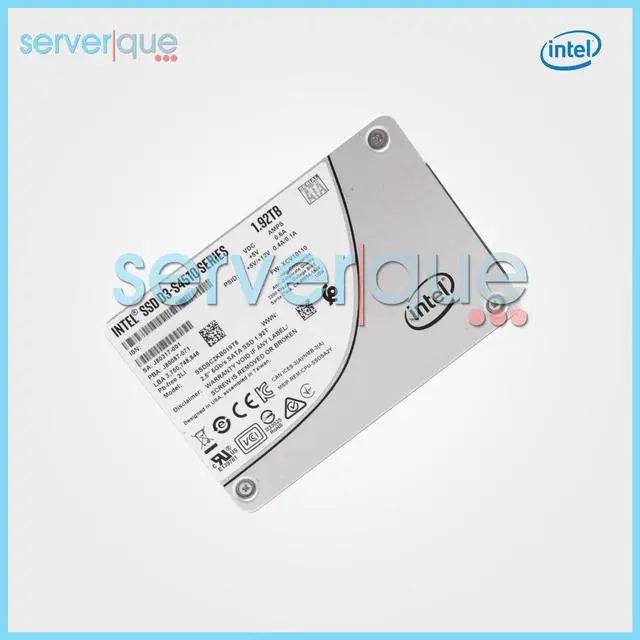 Alt view image 3 of 3 - SSDSC2KB019T8 Intel D3-S4510 Series 1.92TB TLC SATA 6Gbps 2.5" Internal SSD