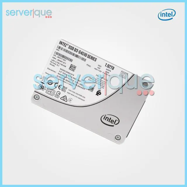 Alt view image 2 of 3 - SSDSC2KB019T8 Intel D3-S4510 Series 1.92TB TLC SATA 6Gbps 2.5" Internal SSD