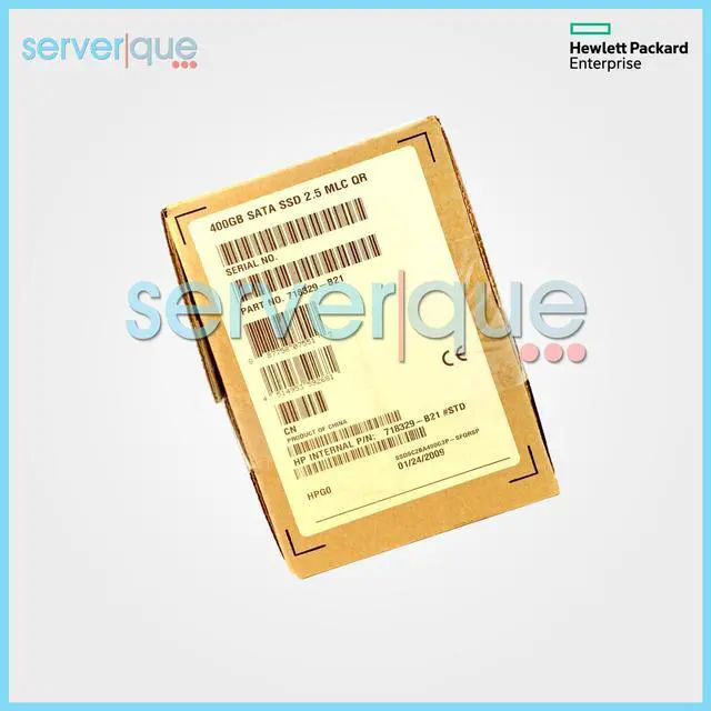 Alt view image 2 of 3 - 718329-B21 HP 400GB MLC SATA 6Gbps 2.5" Solid State Drive 691842-003 718686-001