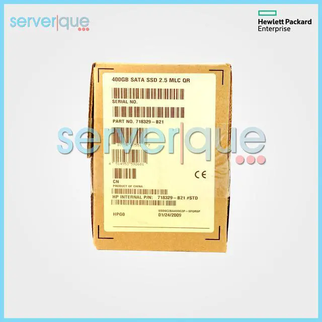 Main image of 718329-B21 HP 400GB MLC SATA 6Gbps 2.5" Solid State Drive 691842-003 718686-001