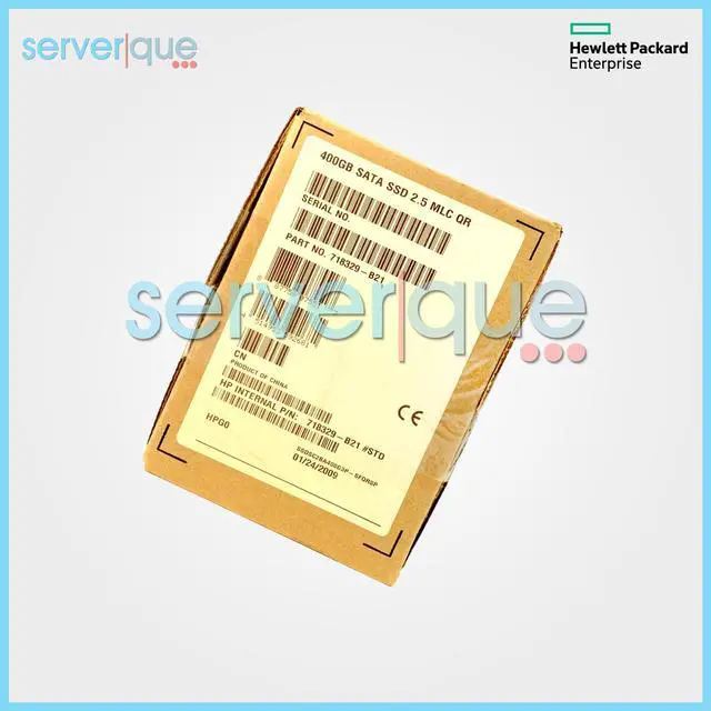 Alt view image 3 of 3 - 718329-B21 HP 400GB MLC SATA 6Gbps 2.5" Solid State Drive 691842-003 718686-001