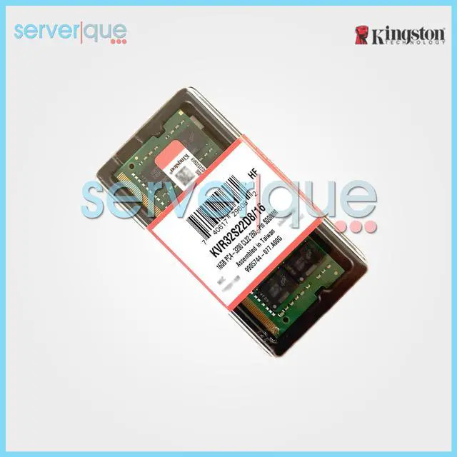 Alt view image 10 of 12 - Kingston - KVR32S22D8/16 - Kingston ValueRAM 16GB DDR4 SDRAM Memory Module - 16 GB - DDR4-3200/PC4-25600 DDR4 SDRAM -