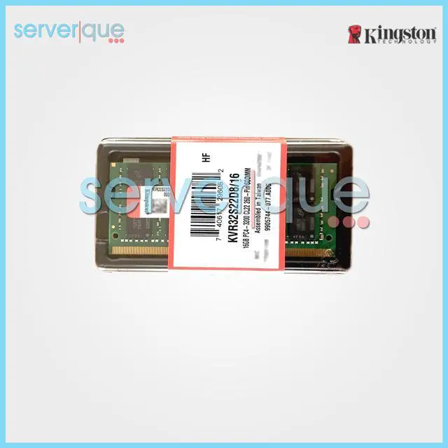 Alt view image 9 of 12 - Kingston - KVR32S22D8/16 - Kingston ValueRAM 16GB DDR4 SDRAM Memory Module - 16 GB - DDR4-3200/PC4-25600 DDR4 SDRAM -