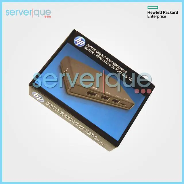 Alt view image 2 of 3 - F3S42UT#ABA HP 3001PR USB 3.0 Port Replicator F3S42UT