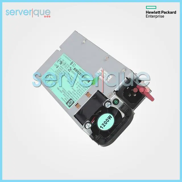 Alt view image 3 of 3 - 500172-B21 HP 1200W 12V Hot Plug AC Power Supply 498152-001 490594-001