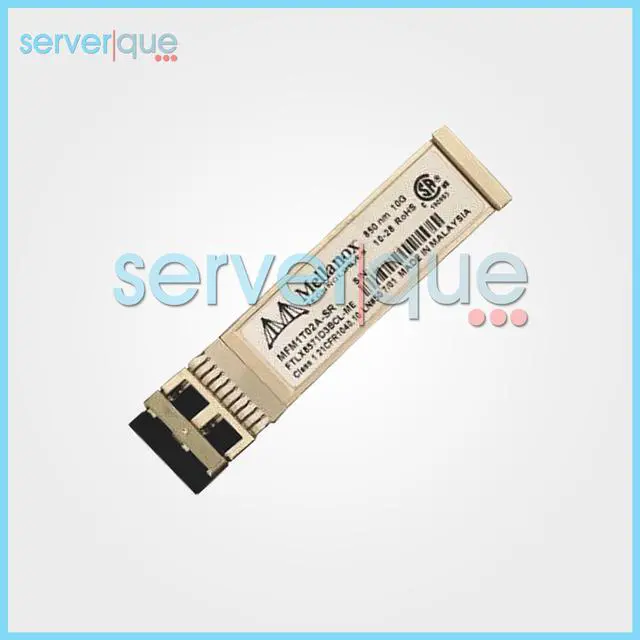 Alt view image 3 of 3 - MFM1T02A-SR Mellanox 10G Multi-mode Fiber 10GBase-SR SFP+ MFM1T02A-SR Transceiver