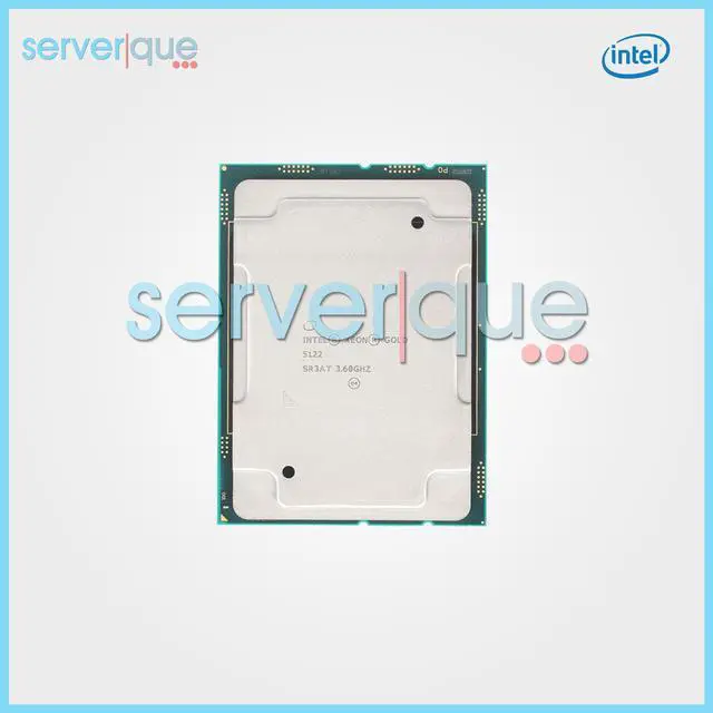 Main image of SR3AT Intel Xeon Gold 5122 4-Core 3.60GHz 16.5MB 105W FCLGA3647 Processor