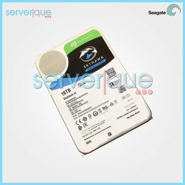 Alt view image 6 of 7 - Seagate SkyHawk AI 16TB SATA 6Gb/s 3.5" Surveillance HDD (ST16000VE002)