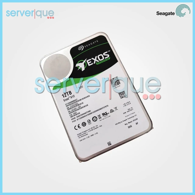 Alt view image 2 of 3 - ST12000NM0027 Seagate Exos X12 12TB 7.2K SAS 12Gbps 3.5" Internal Hard Drive