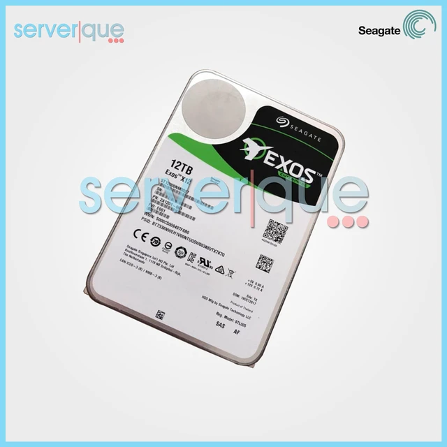 Alt view image 3 of 3 - ST12000NM0027 Seagate Exos X12 12TB 7.2K SAS 12Gbps 3.5" Internal Hard Drive