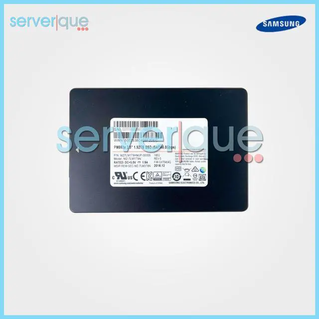 Alt view image 2 of 5 - MZ-7LM1T9N - Samsung PM863a Series 1.92TB Triple-Level Cell SATA 6GB/s 2.5-inch Solid State Drive