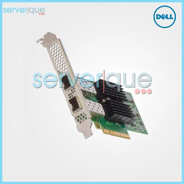 Alt view image 6 of 6 - DELL W0Rm9 10Gbe Dual Port Pcie 3.0 X8 (2) Two Sfp+ Transceiver Ports Network Adapter