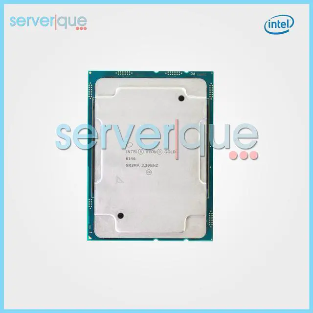 Main image of SR3MA Intel Xeon Gold 6146 12 Core 3.20GHz 24.75MB 165W FCLGA3647 Processor