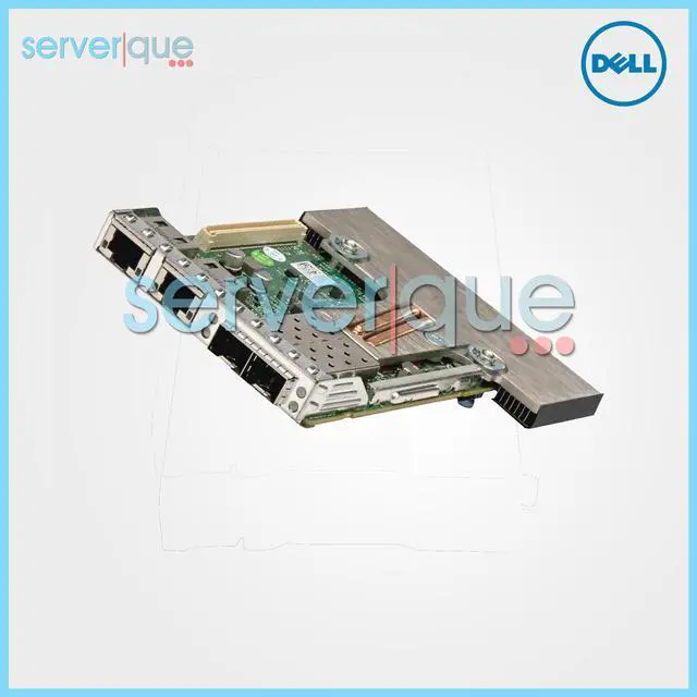 Alt view image 2 of 3 - NWMNX Dell Broadcom 57142 2x10GBe SFP+ 2x1GBe RJ45 Network Daughter Card 0NWMNX