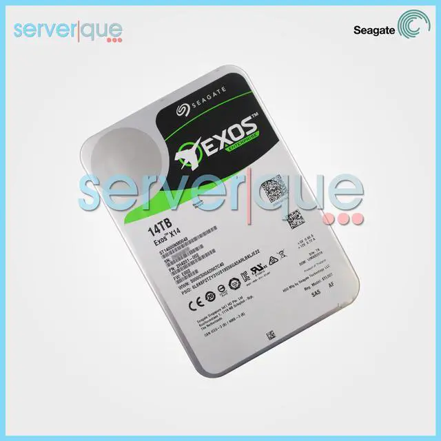 Alt view image 4 of 5 - Seagate ST14000NM0048 Exos X14 ST14000NM0048 14 TB Hard Drive - 3.5" Internal - SAS (12Gb/s SAS)