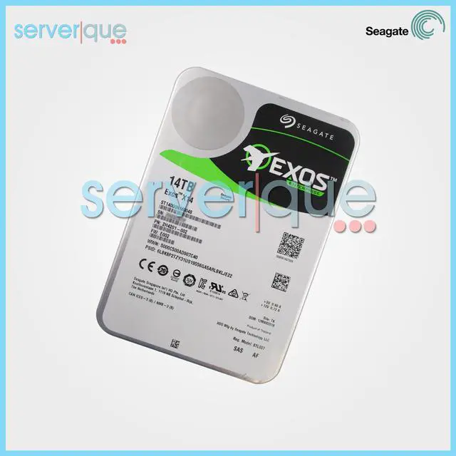 Alt view image 5 of 5 - Seagate ST14000NM0048 Exos X14 ST14000NM0048 14 TB Hard Drive - 3.5" Internal - SAS (12Gb/s SAS)
